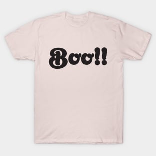 Boo Scary Black T-Shirt